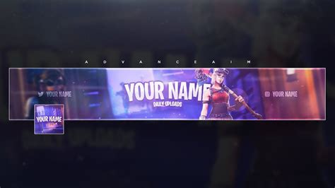 Fortnite Banner Template (Free) + Tutorial - YouTube