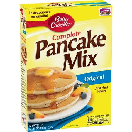 Betty Crocker Bisquick Baking Mix, Complete Pancake Mix, Original, 37 ...