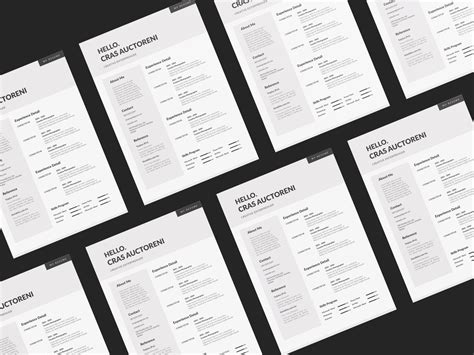 Free Brown Resume Template by Andy Williams on Dribbble