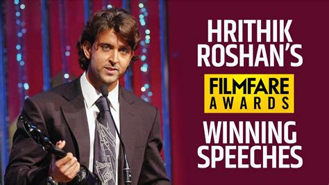 Hrithik Roshan’s Filmfare Award Winning Speeches | Birthday Special | Filmfare Awards - YouTube