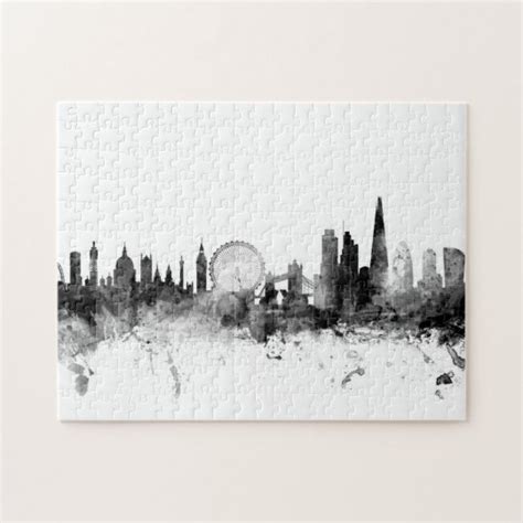 London England Skyline Jigsaw Puzzle | Zazzle.com