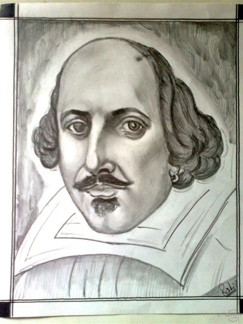 Pencil Sketch Of William Shakespeare | DesiPainters.com