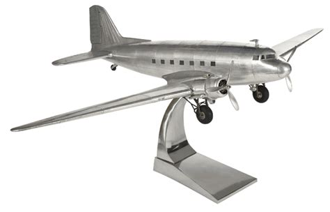 Douglas Dakota DC 3 Aluminum Airplane Model Aircraft 26" | Woonkamer decoratie, Decoratie, Interieur