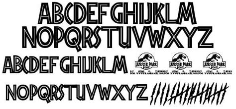 Jurassic Park Font Free Download