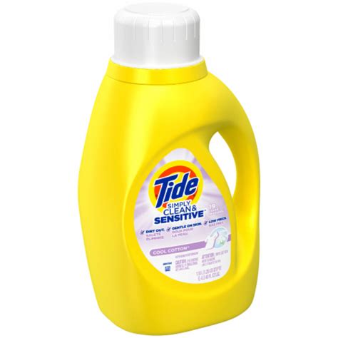 Tide Simply Clean & Fresh Sensitive Liquid Laundry Detergent, 40 fl oz ...