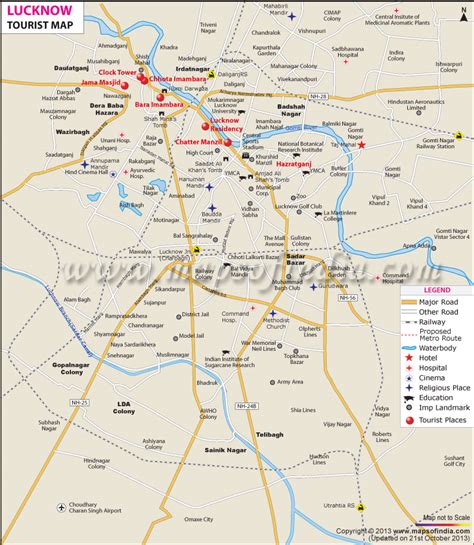 Travel to Lucknow - Tourism Map, Destinations