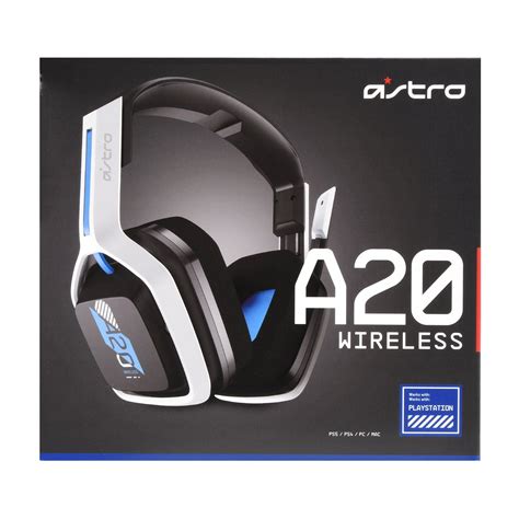 Buy ASTRO Gaming A20 Wireless Headset Gen 2 for PlayStation 5, PlayStation 4, PC & Mac - White ...