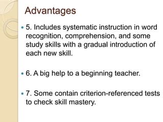 Basal reading approach | PPT