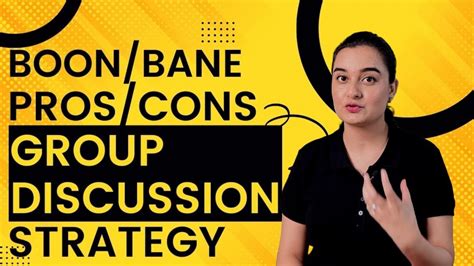 Boon Bane, Pros Cons Group Discussion Strategy With Example | Part 3 - YouTube