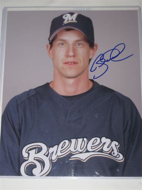 Craig COUNSELL - Signed Milwaukee Brewers Photo