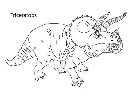 Download Triceratops coloring for free - Designlooter 2020 👨‍🎨