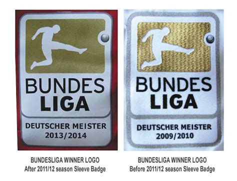 Football teams shirt and kits fan: Bundesliga Winners "Deutscher Meister" Patch