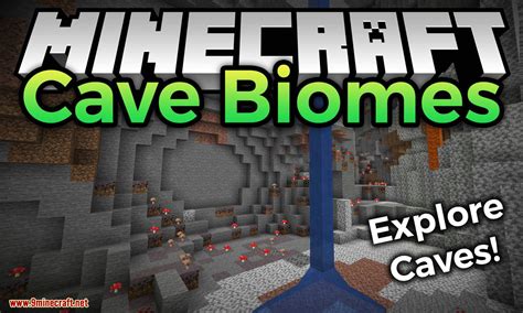 Cave Biomes Mod 1.16.5/1.15.2 (Exploring Cave More Fun) - 9Minecraft.Net