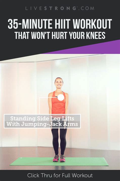 Try This 35-Minute HIIT Workout That's Gentle on Achy Knees | Livestrong.com | Hiit workout ...