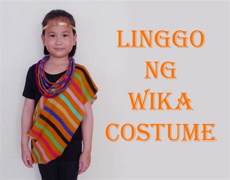 MrsMommyHolic: DIY Linggo ng Wika costume