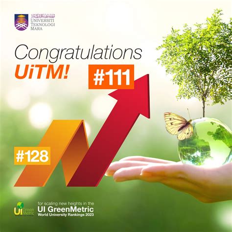 UiTM Mendaki 17 Anak Tangga dalam UI GreenMetric World University ...