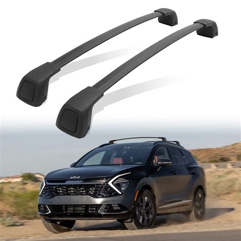 AUXPACBO Upgraded Lockable Cross Bar Fit for 2023 2024 KIA Sportage SX & SX Prestige Anti-Theft ...