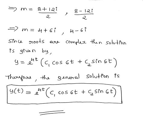 [Solved] The auxiliary equation for the given differential equation has... | Course Hero