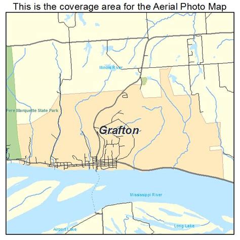 Aerial Photography Map of Grafton, IL Illinois