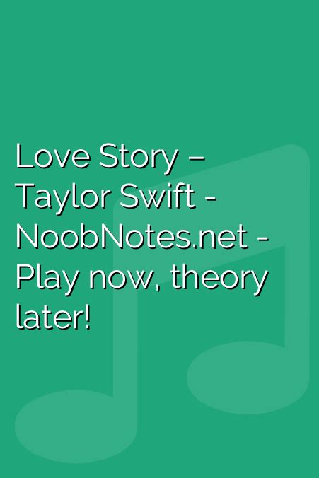 Taylor Swift Love Story Guitar Chord