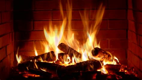 Fireplace With Roaring Wood Fire Stock Footage Video 902491 | Shutterstock