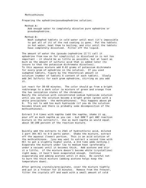 2522894 Methcathinone Synthesis 1