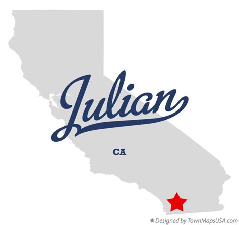 Map of Julian, CA, California