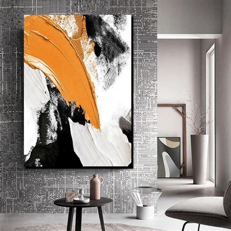 Large Abstract Paintings, Large Paintings for Living Room, Simple Mode ...