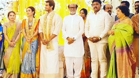 Rajinikanth hosts pre-wedding reception for daughter Soundarya Rajinikanth and Vishagan ...