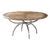 Modern Rustic Round Dining Table | Chairish