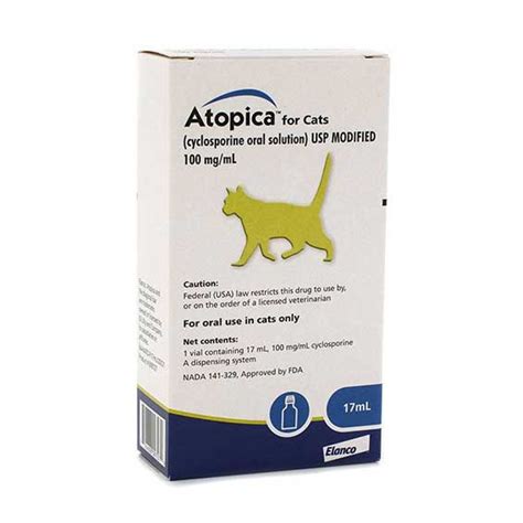 Atopica for Cats | Allergic Dermatitis | NextGenRx Pharmacy