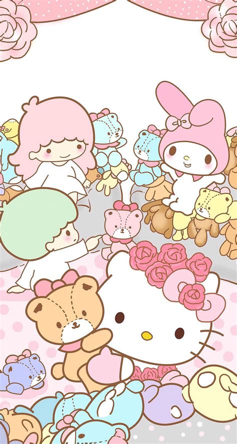 Hk & friends | Hello kitty backgrounds, Hello kitty wallpaper, Hello kitty