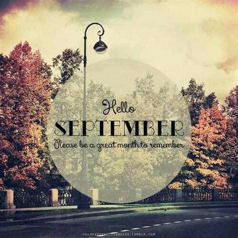 Hello September Quotes - ShortQuotes.cc