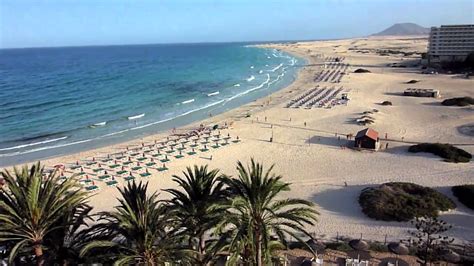 Beach Corralejo Fuerteventura and Clubhotel Riu Olivia Beach Resort - YouTube