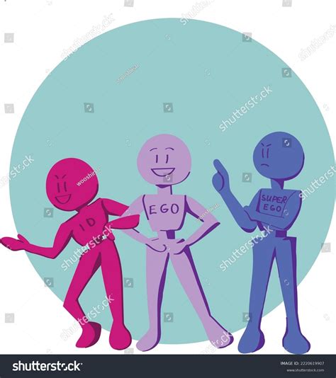 Interaction Ego Superego Id Based On Stock Vector (Royalty Free) 2220619907 | Shutterstock