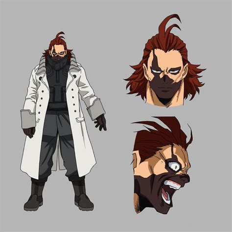 Official design and colour scheme for Wolfram, villain of the MHA movie ...