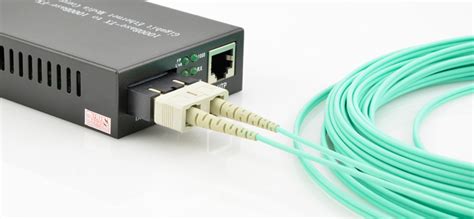 Connect Fiber Optic Media Converter to Network