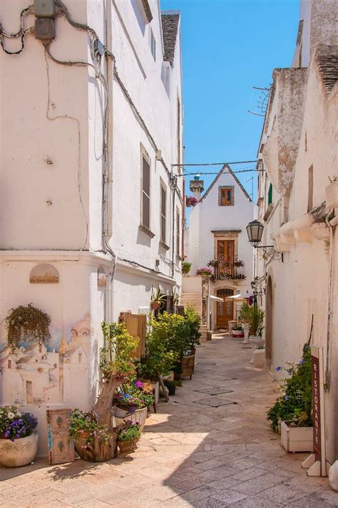 Italy Puglia Locorotondo stock image. Image of bari, balcony - 58313213