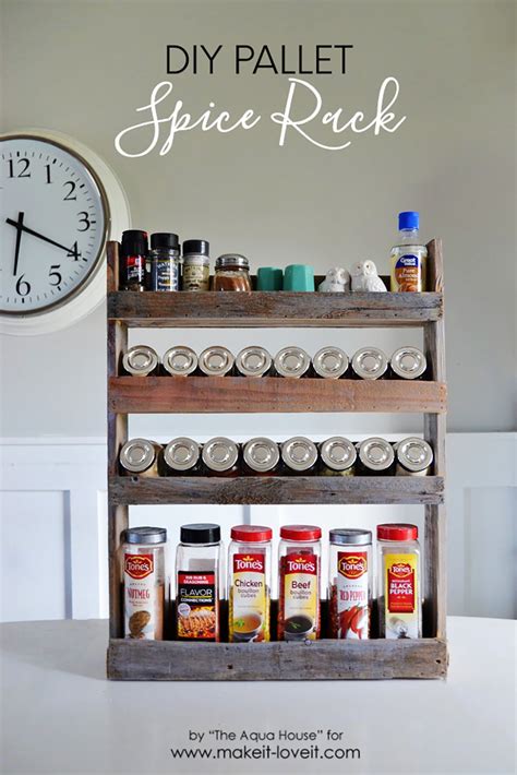 DIY Pallet Spice Rack | Make It and Love It