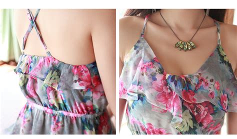 Maxi Dress In Floral Print on Luulla