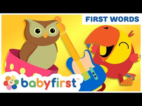 Toddler Learning Video w Larry | First Words | Musical instruments & Animals for Kids | Baby ...