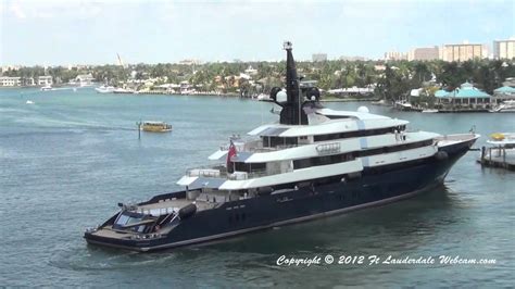 Steven Spielberg's Yacht SEVEN SEAS departing Fort Lauderdale on 3-28-12 - YouTube