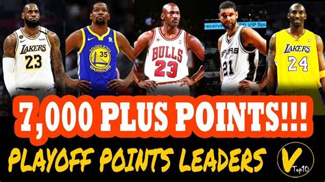 Top 10 All time Points Leaders in NBA Playoff History