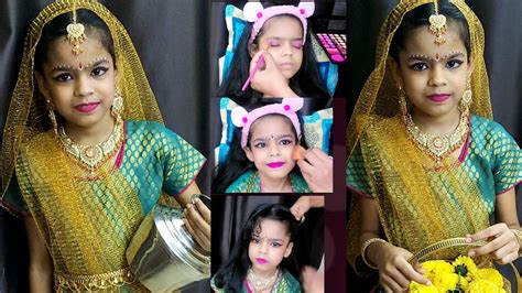 radha makeup tutorial at home/radha makeup video/radha makeup/radhai vedam - YouTube