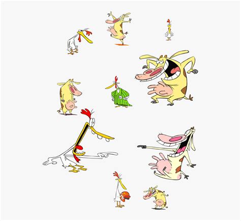 Cartoon Network Cow And Chicken Characters, HD Png Download , Transparent Png Image - PNGitem