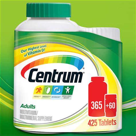 Centrum Adults Multivitamin 365ct+60ct - South's Market