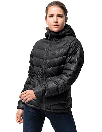 Down & Down Alternative Jack Wolfskin Womens Helium Stardust Lightweight Windproof Down Puffer ...