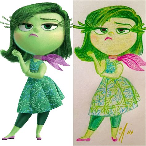 Disgust Inside Out Drawing at PaintingValley.com | Explore collection ...