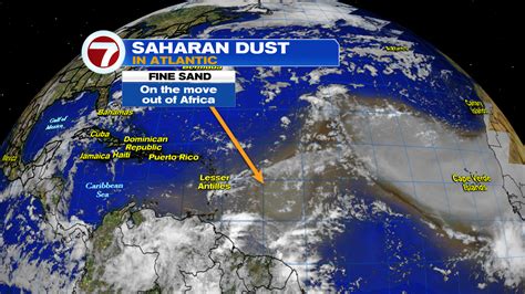 Saharan Dust on the Move - WSVN 7News | Miami News, Weather, Sports ...