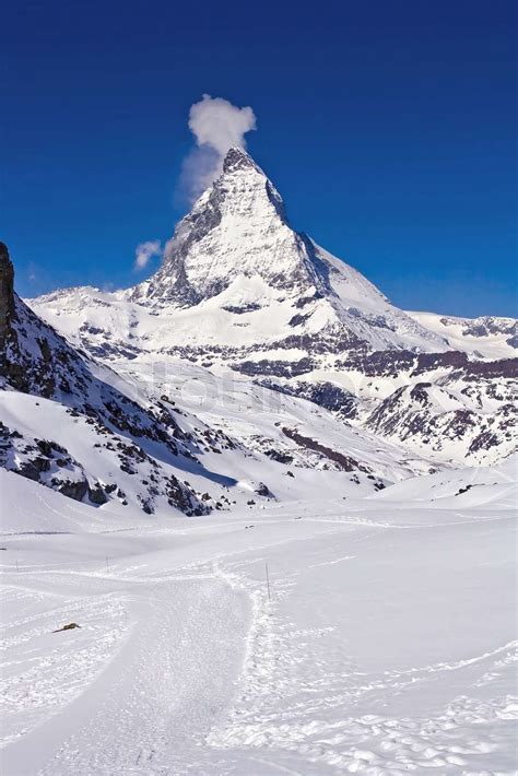 Matterhorn peak Alp Switzerland | Stock image | Colourbox